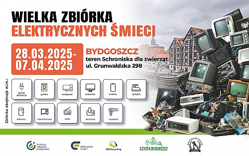Miejska zbiórka elektroodpadów w Bydgoszczy