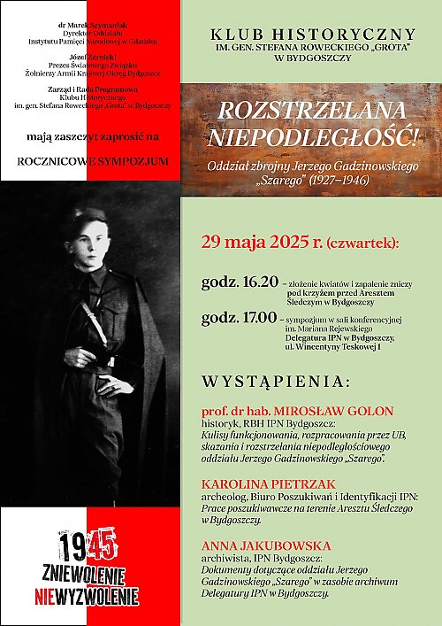 ROZSTRZELALI MARZENIA O WOLNOŚCI! Brutalna historia młodych bohaterów powraca w Bydgoszczy – bądź tam z nami!