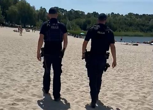 Policja ruszyła na dzikie plaże! Kontrole kąpielisk i ostrzeżenie: „Lekkomyślność zabija”