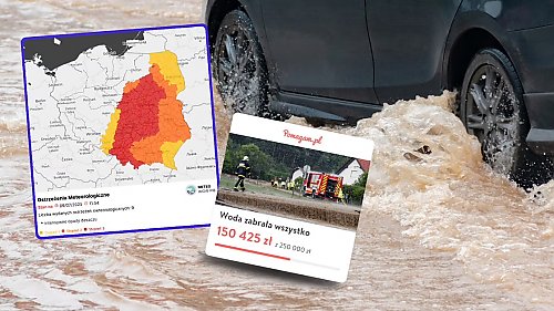 Ulewa zalewa Polskę! IMGW ostrzega: możliwe ewakuacje i powodzie błyskawiczne