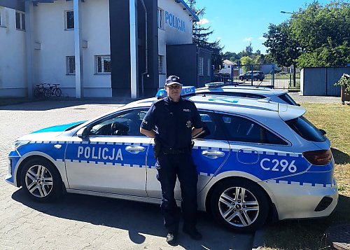 Dramat w Fordonie. Dzielnicowy uratował życie mężczyźnie w kryzysie