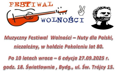 Festiwal Wolności powraca do Bydgoszczy: nie przegap tego wyjątkowego wydarzenia!