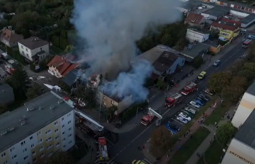 Dramatyczny pożar w Inowrocławiu: setki strażaków walczyło z ogniem!