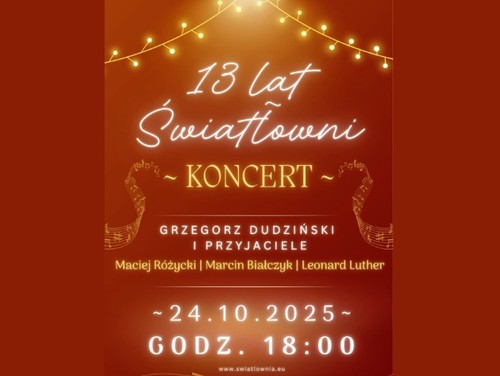 Bydgoska Światłownia świętuje! Wielki koncert na trzynastolecie
