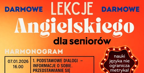 Bezpłatny kurs angielskiego dla seniorów w Bydgoszczy! Nie przegap!
