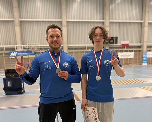 Student Politechniki Bydgoskiej wicemistrzem Polski ! Kamil Tomeczek zdobył srebrny medal młodzieżowców we florecie 