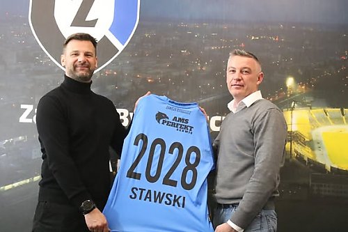 Zawisza Bydgoszcz przedłużył kontrakt z trenerem Stawskim