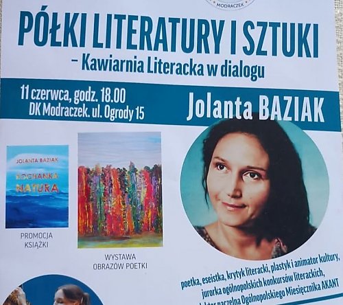 Między słowem a obrazem. Wieczór z Jolantą Baziak w DK Modraczek