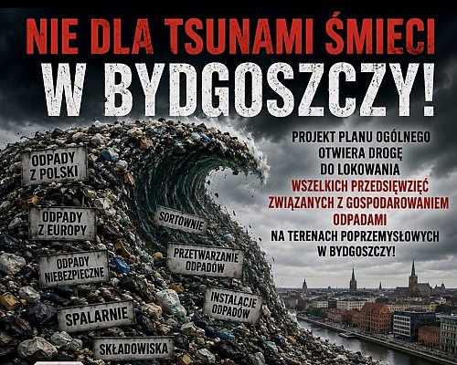  Bydgoszcz stanie się centrum przetwarzania odpadów? Urbanistka alarmuje w sprawie planu ogólnego