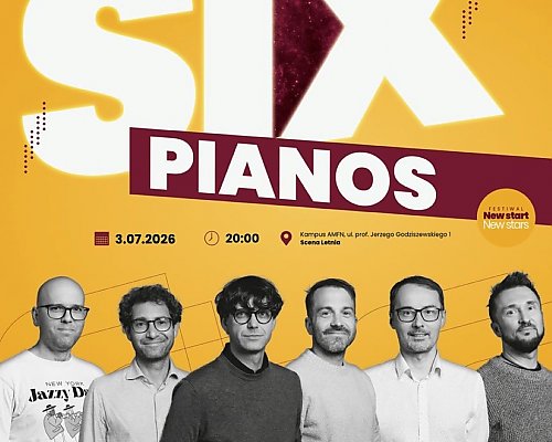 Sześć fortepianów i mistrzowie minimalizmu. Wyjątkowy koncert na scenie plenerowej Akademii Muzycznej