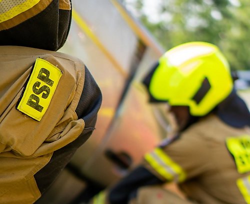 Śmiertelny pożar w wieżowcu przy ul. 3 Maja w Bydgoszczy