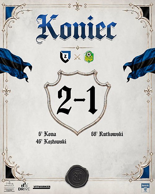 Zawisza pokonał Lechię i jest siódmy w tabeli po czterech kolejkach Betclic 2. ligi