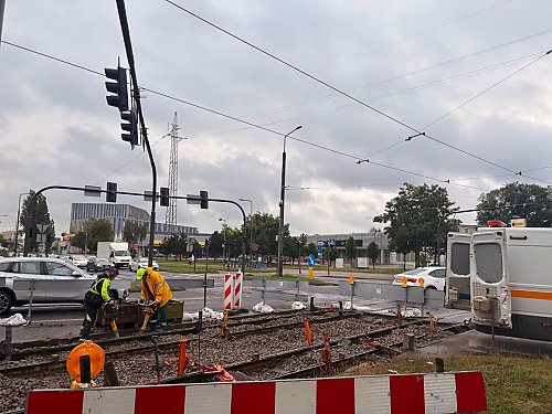 Duży remont torowiska na ul. Gdańskiej. Kolejne zmiany na skrzyżowaniu z Kamienną
