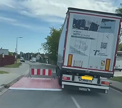 Wysepki mają... utrudnić przejazd ciężarówkom? ZDMiKP odpowiada na zarzuty z Rupienicy