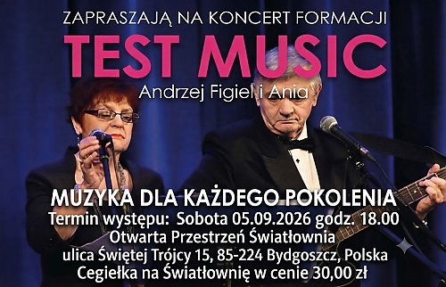Piosenki, przy których trudno nie śpiewać. TEST MUSIC wystąpi w Bydgoszczy