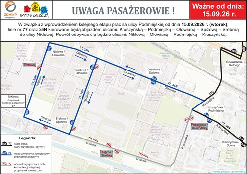Wielkie zmiany na Osowej Górze! Podmiejska i Srebrna w przebudowie