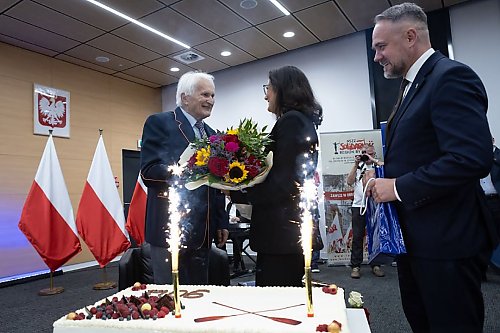 Sportowiec, działacz „Solidarności”, człowiek wolności. Andrzej Mazurowicz świętował 90. urodziny