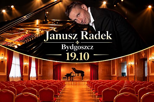 Janusz Radek zaśpiewa w Bydgoszczy. Tylko ładne piosenki, fortepian i niezwykły głos