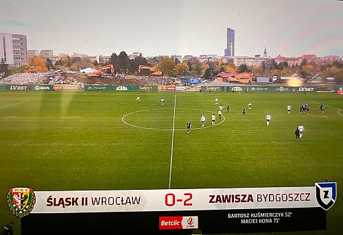 Zawisza przywozi trzy punkty z Wrocławia