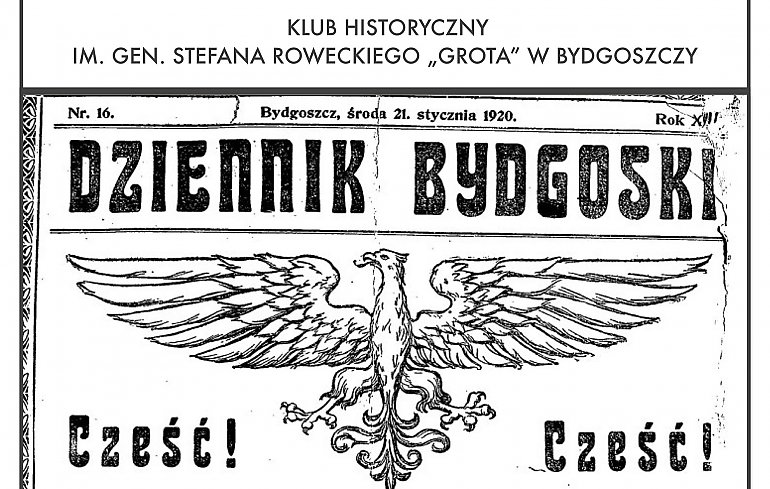 „Powrót Pomorza i Kujaw do Polski (1918–1920)”. Klub  „Grota” zaprasza na spotkanie
