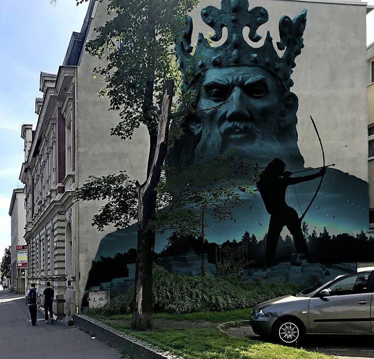 Konkurs na mural z królem Kazimierzem Wielkim rozstrzygnięty