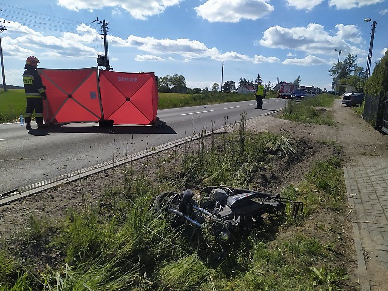 Tragiczny wypadek w Napolu. Zginął 58-letni motorowerzysta 