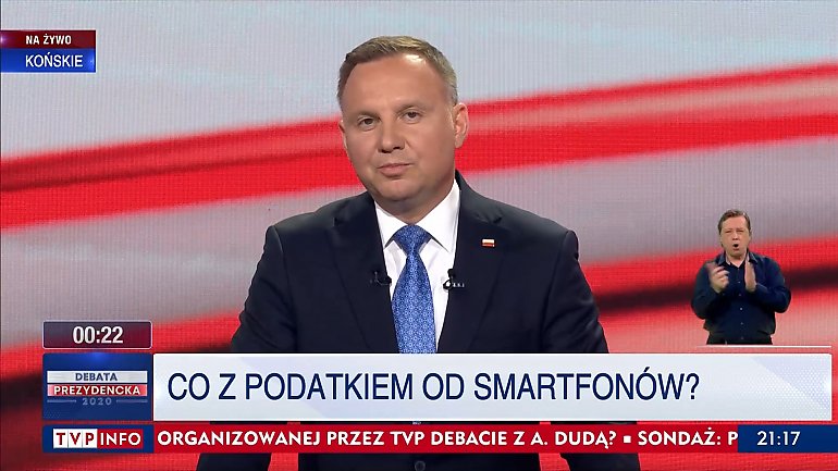 Trzaskowski poddał się walkowerem.  Andrzej Duda liderem debaty wyborczej