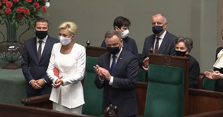 Andrzej Duda inauguruje drugą kadencję. [VIDEO]