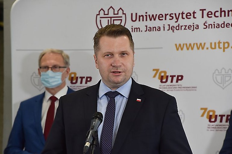 Minister Czarnek na UTP: Z Politechniką Bydgoską wiążemy wielkie nadzieje