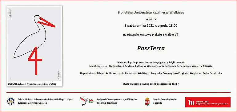 Otwarcie wystawy plakatu z krajów V4   „PoszTerra” w bibliotece UKW