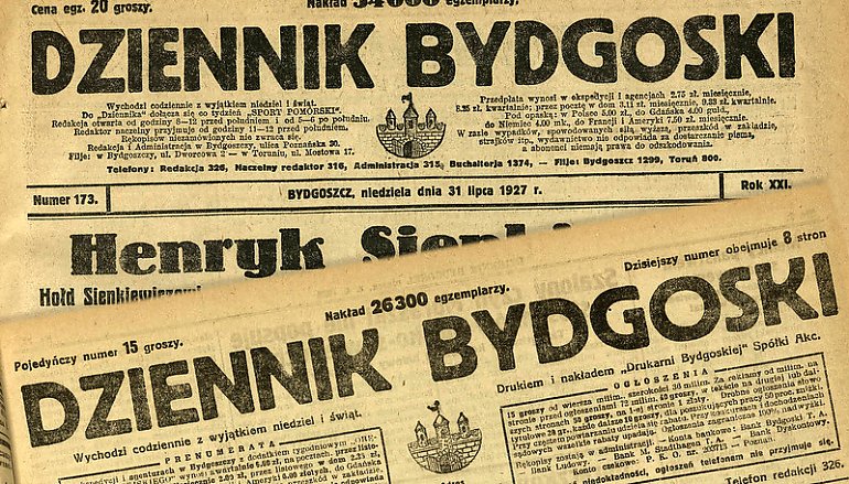 Archiwalne numery „Dziennika Bydgoskiego” w Internecie