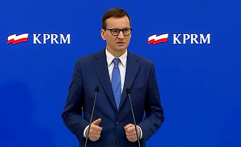 Morawiecki: Rozpoczynamy derusyfikację gospodarki, wprowadzamy tarczę antyputinowską