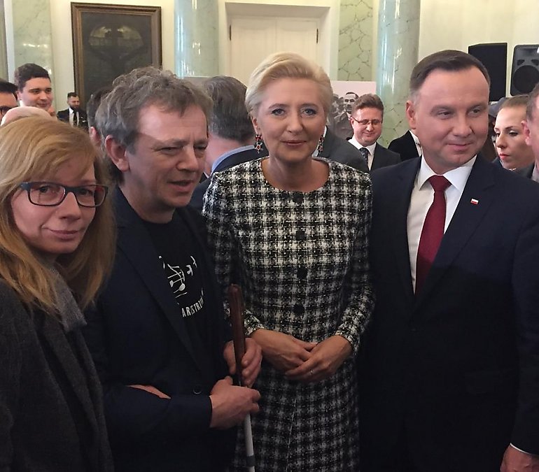 Szef „Światłowni” zagrał z prezydentem Andrzejem Dudą „Puls Niepodległości”