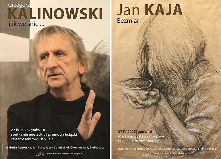 Spotkanie autorskie z Grzegorzem Kalinowskim pt. „jak we śnie” w Galerii Autorskiej [ZAPROSZENIE]