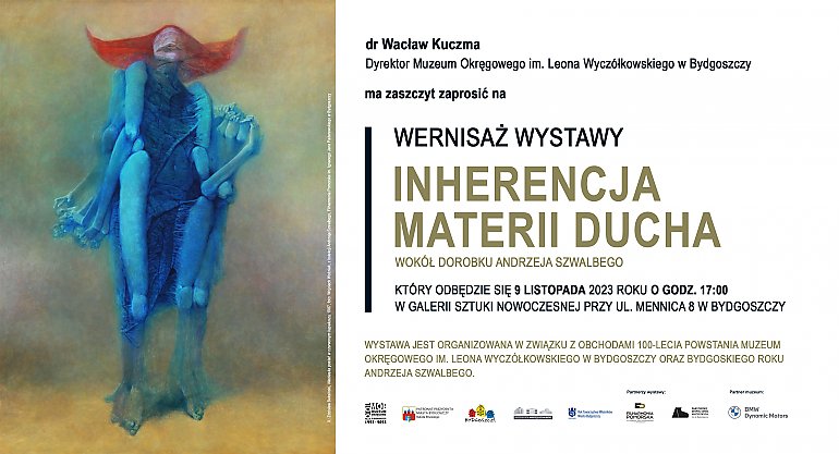 Muzeum Okręgowe w Bydgoszczy - zaproszenie na wernisaż Inherenecja Materii Ducha