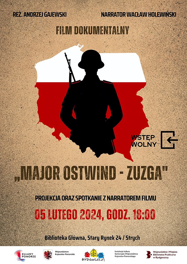 WiMBP zaprasza na projekcja filmu dokumentalnego „Major Ostwind – Zuzga”