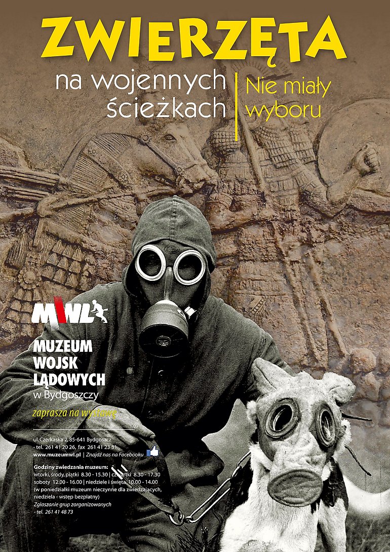 Nowa wystawa w Muzeum Wojsk Lądowych - „Zwierzęta na wojennych ścieżkach”