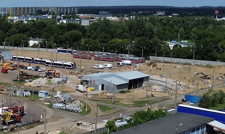 Raport z rozbudowy zajezdni tramwajowej przy ul. Toruńskiej