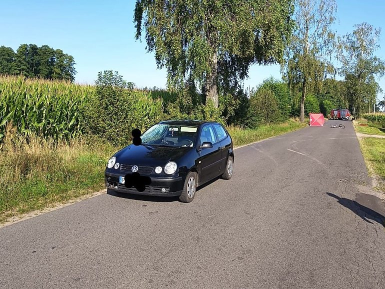 Śmiertelne potrącenie rowerzystki na drodze powiatowej