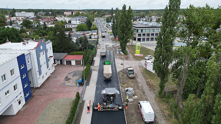 Przebudowa ul. Łęczyckiej. Wkrótce otwarcie kolejnego odcinka