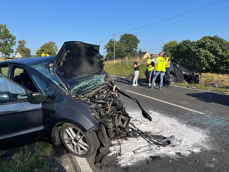 Tragiczny wypadek na drodze krajowej. Zginęły dwie osoby, a ranne dziecko jest w szpitalu