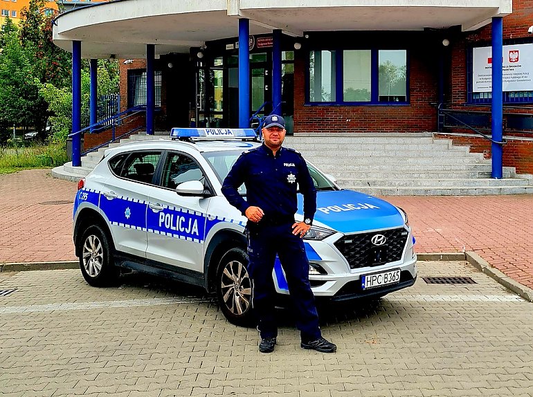 Policjant w czasie wolnym od służby poszedł oddać krew i złapał złodzieja paliwa!