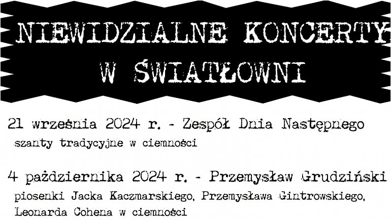 Niewidzialne koncerty w Światłowni [ZAPROSZENIE]