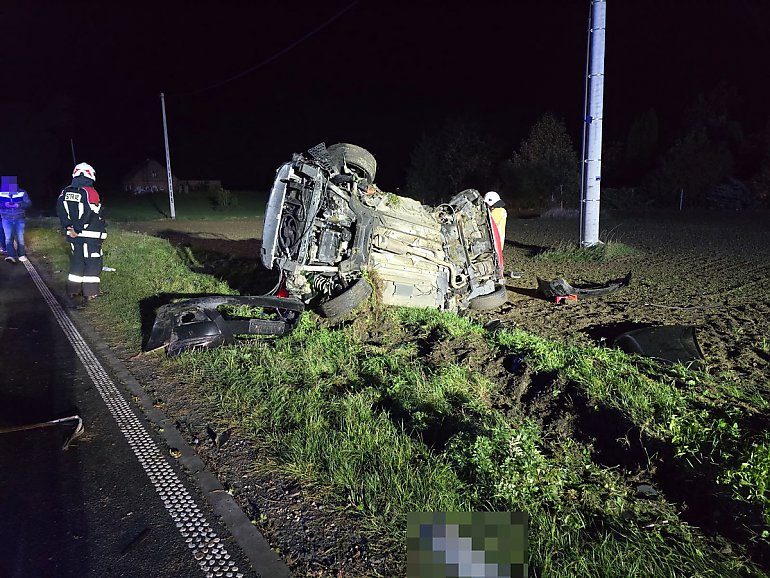 Śmiertelny wypadek w miejscowości Podzamek Golubski [ZDJĘCIA]