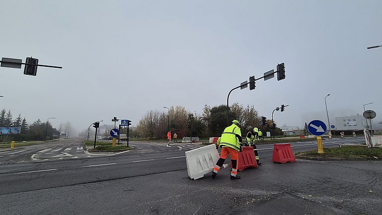 Łęczycka otwarta i przejezdna na całej długości