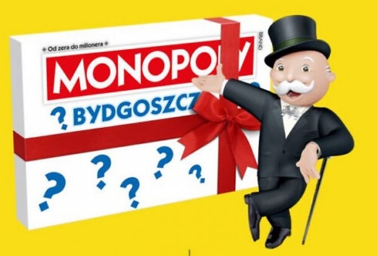 Bydgoszcz w centrum gry Monopoly 