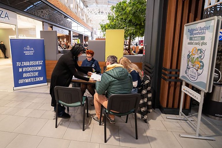 Głosowanie na BBO w bydgoskich centrach handlowych oraz w punktach na osiedlach