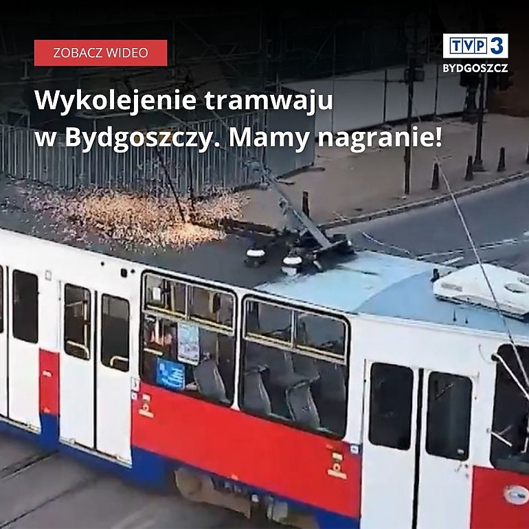 Wykolejenie tramwaju. TVP publikuje film