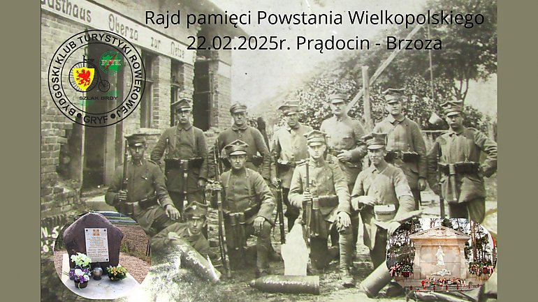 Rajd Pamięci Powstania Wielkopolskiego z Bydgoskim Klubem Turystyki Rowerowej GRYF PTTK [ZAPROSZENIE]