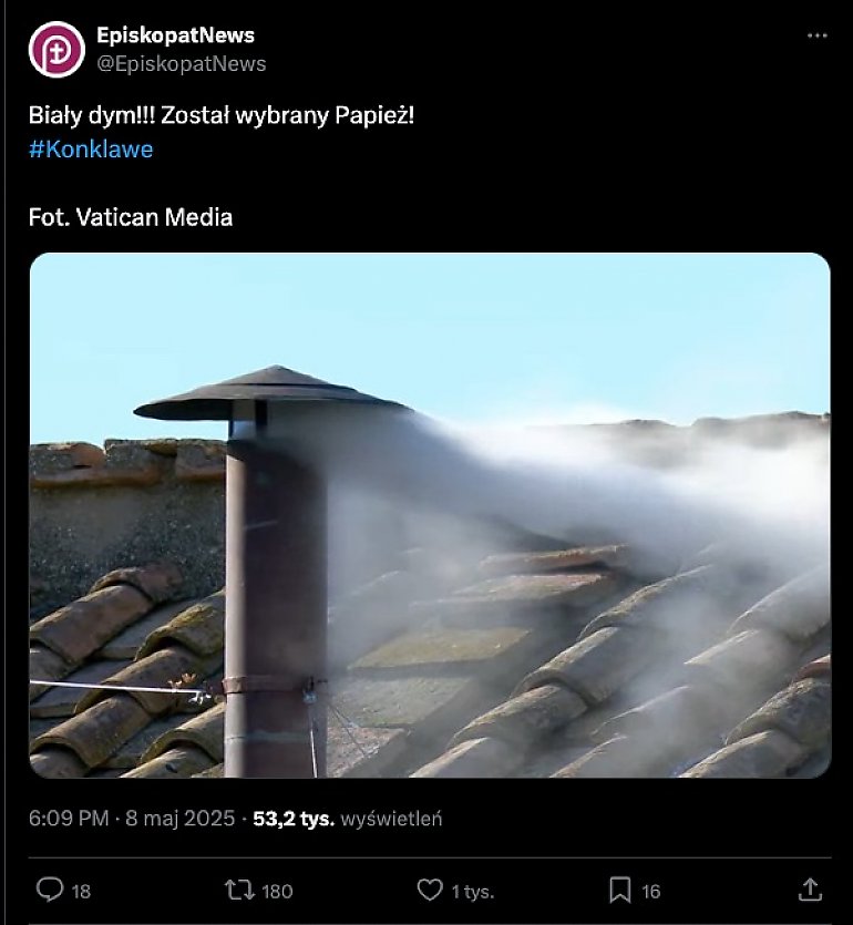 Wybrano papieża